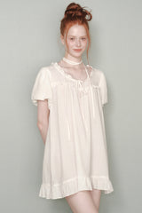 Cotton Cloud Dress [Ivory]