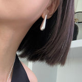 [925silver] ビッグバレットピアス