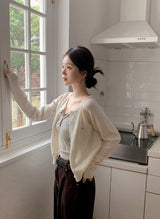 Bona Casual Border Button Sleeveless (5color)