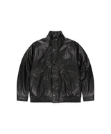 FAUX LEATHER BLOUSON JACKET_BLACK