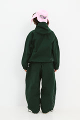 REFINED HOODED JACKET DARK GREEN