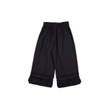 Berry Punching Lace Capri Pants (black)