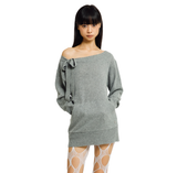 マフィンニットドレス [GREY]