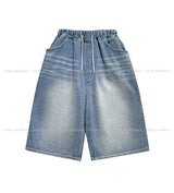 Wade Patch Banding Bermuda Denim Pants