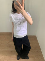Blossom Crewneck T-Shirt (4color)