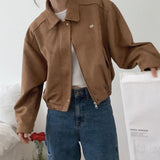 Ain Suede Blouson Jumper
