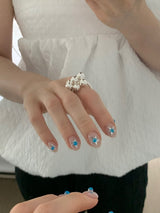 [Hearts2Hearts]Silver balls rings