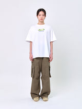 LYING DOG T-SHIRT_White