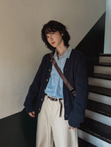 Normal Button Ribbed Knit Cardigan