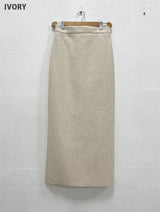 WOOL SOFT LONG SKIRT (4COLOR)