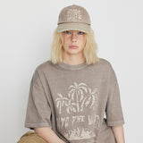 イントゥザジャングルピグメント半袖Tシャツ Beige