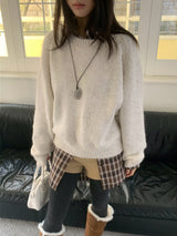 Lorne Soft Airy Raglan Long Sleeve Knit