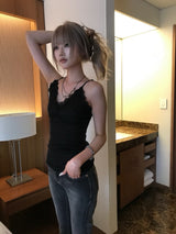 ウィスパーレーススリーブレス