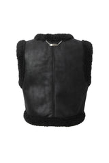 Curly fur vest