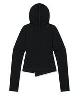 CURVED SLIM HOODIE
