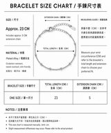 インターワーブンチェーンブレスレット