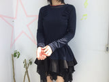 chiffon layered skirt