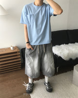 ローイングバミューダデニムパンツ