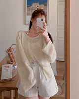 Bis knitwear & sleeveless set