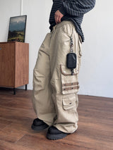 Track Utility Cargo Pants (3color) (No.999)