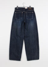 INDIGO LOW DENIM PANTS