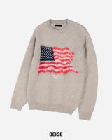 Flag Brushed Wool Knit