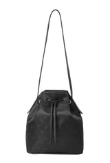 tht jacquard bucket bag - black
