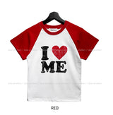 I love raglan crop short sleeve