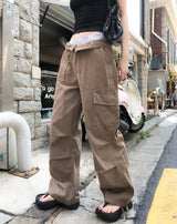 Cont Parachute Adjust Cargo Pants