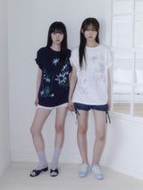 CRAYON FRUIT T-SHIRT (APPLE NAVY)