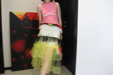 Wear more yellow skirts with light gauze.