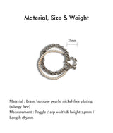 Wild Rose Layered Bracelet Silver