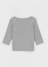 [B-BASIC] スタンダードボートネック7/8スリーブTシャツ 2サイズ