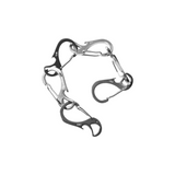 Time Element (Hook) Custom Open Moulded Logo Steel Stamped R Bottle Opening Mountaineering Clasp Combination Steel Bracelet