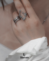 [Aespa Karina Pick] Unique Twisted Bold Ring