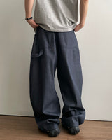 Drop Curved Denim Pants