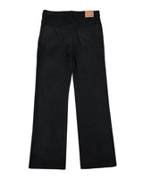 STUD BOOTCUT SUEDE PANTS (BLACK)