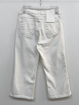 202 Slit Cotton Capri Pants