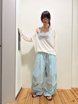 Onf Nylon Parachute Pintuck Balloon Pants 6color
