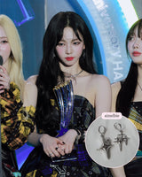  [Aespa Karina, IVE Gaeul Piercing] Sparkle Sparkle Huggies Piercing