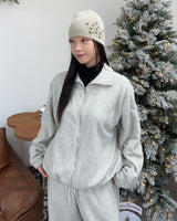 Perrin Fleece High Neck Zip-up
