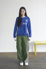 フットボールジャージースウェット - NAVY/WHITE