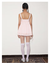 rirri SS New Arrival: 100% Cotton Jacquard Princess-Line Dress & Elastic-Waist Bloomer Shorts Set