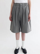 26SS PT5 Cropped Pleated Trousers