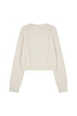 Mellow cream cardigan, Vanilla