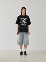 Scribble Paint Tee (Black)