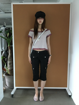 Las Lace Off-shoulder T-shirt (3color)