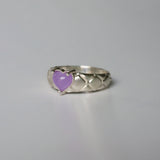 【MADE】 Heart quilting ring