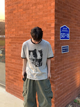 Neko Ringer Loose-Fit Short-Sleeve T-Shirt