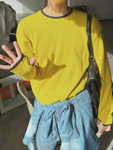 [A-T0331] サムホールワッフルTシャツ (4色)